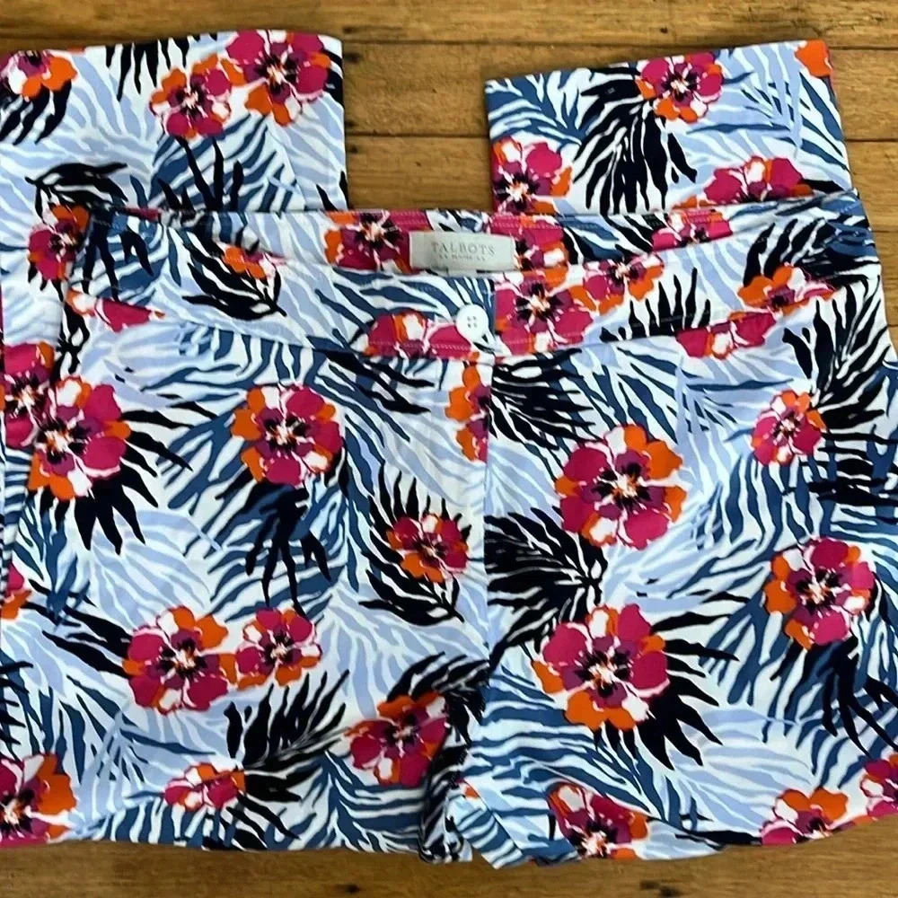 Talbots tropical capris